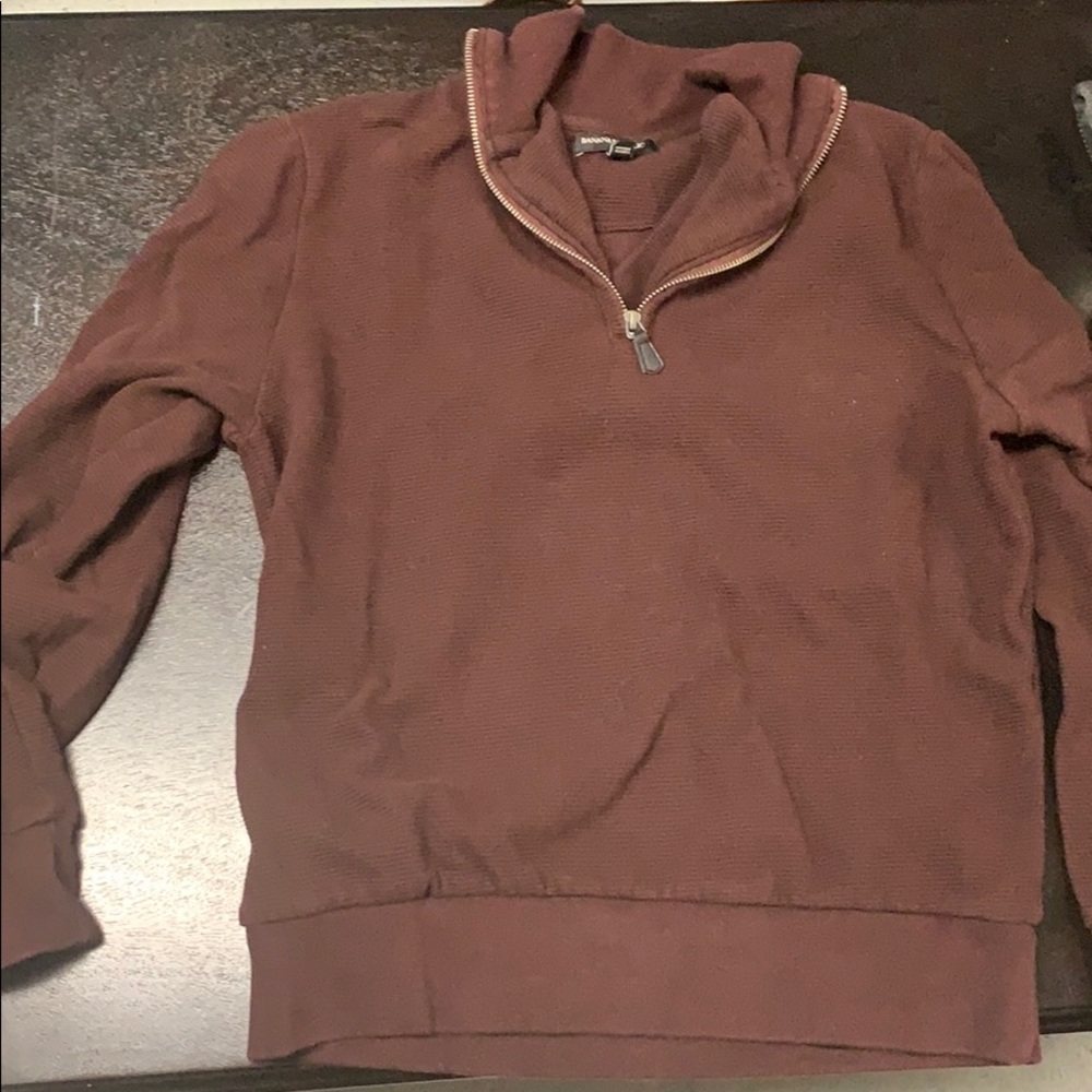 Banana Republic Quarter zip sweater